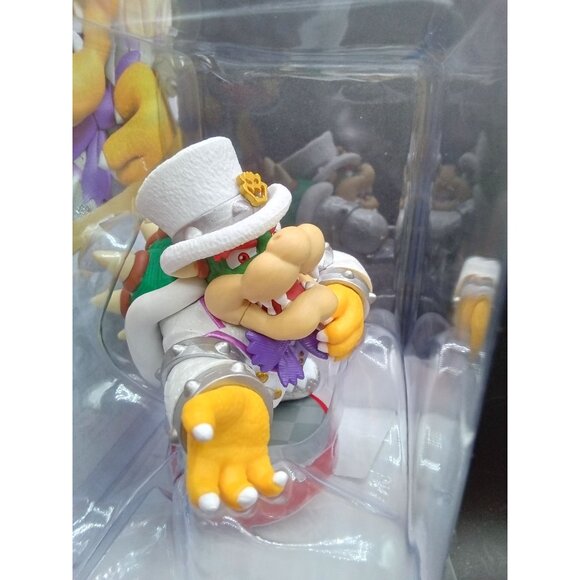 Nintendo Amiibo Bowser Super Mario Odyssey Wedding Outfit Figure With Box - Picture 4 of 6